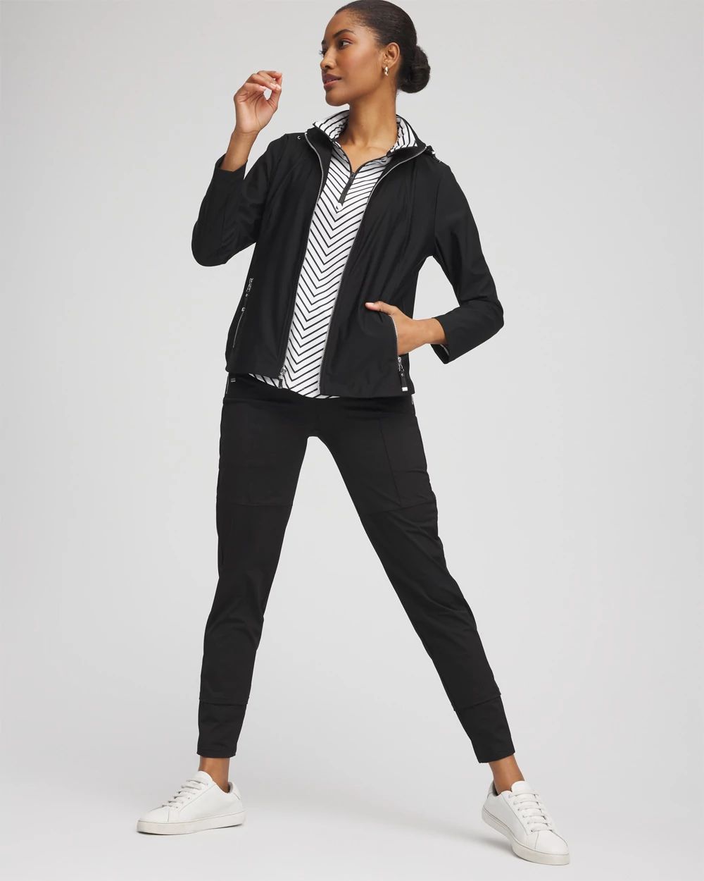 Zenergy® UPF Stretch Hooded Jacket | Chico's